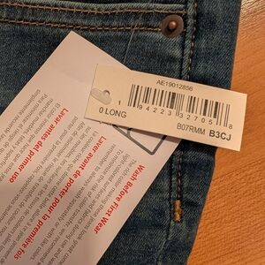 NWT Amazon Essentials Skinny Moulant Size 0 Long